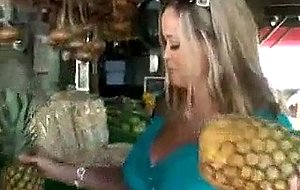 Big tits brandy shops for hot melons then she gets ...