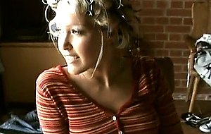 Gorgeous blonde pornstar gives...