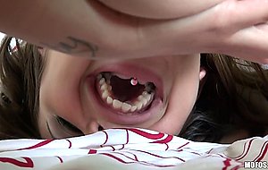 POV anal sex with playful big tit GF Sabrina Taylor