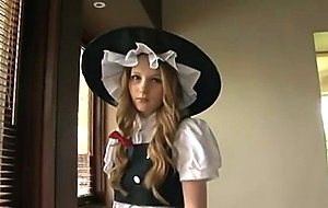 Cute russian girl posing on photo shoot compilation