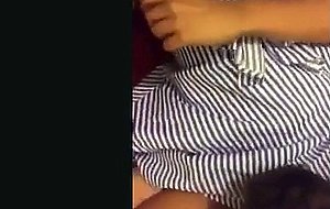 Busty ebony tongued to pleasure