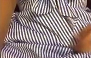 Busty ebony tongued to pleasure