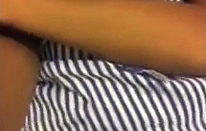 Busty ebony tongued to pleasure