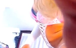 Blonde webcam beauty