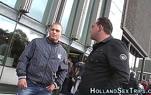European whore gets cum