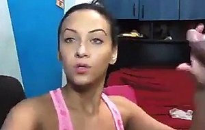 Amateur-couple-bone-on-webcam-then-he-blasts-her-face-like-whoa