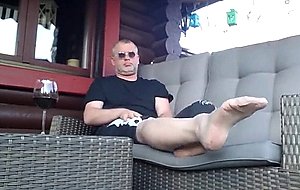 Relaxation in the evening ** smoke and nylon **
