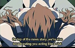 Teen hentai babe in glasses cunt drilled intense on camera