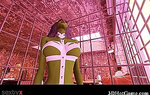 3D Busty Demon Girl Fucked In Prison!