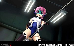 3D Superheroine Captured by Men!