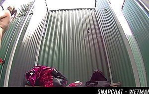 Big Tits Blonde Public Shower HER SNAPCHAT WETMAMI19 ADD
