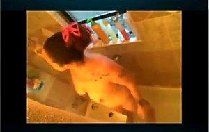 Big titty long hair showers