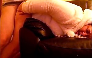 Amateur fat babe getting fucked from behind
