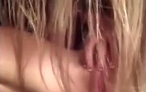 Hot moaning teen fucks herself to lots of orgasms