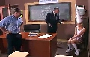 Schoolgirl gets her punishment -...