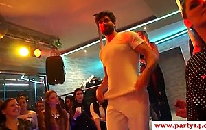 Bootylicious euro sucking at a party