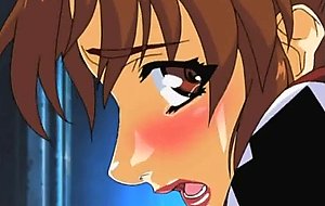 Busty hentai maid gets tied up and fucked