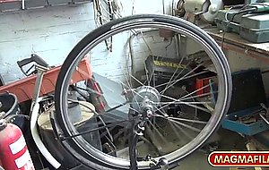 Cum inside my garage