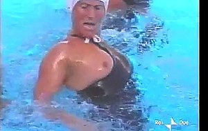 Embarrassed naked female