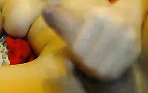 Huge tits & big cock tranny