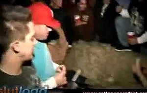 Teen girl fucked by dad in the ass at collage party