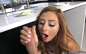 Old couple seduce teen bossly family competition