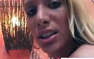 Big truck ramming with cum on trannys tits