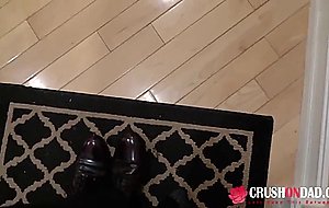 Joseline kelly got fucked by stepdad while mopping