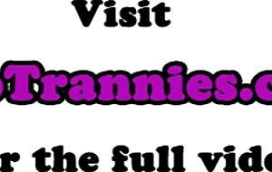 Titty fucking tranny sucks two cocks at once