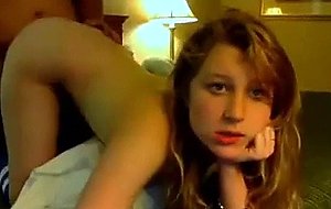 Teen fucked from behind