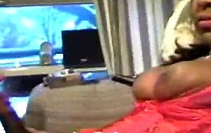 Boston bill gets mouthful of bbc then she jacks off a big nut