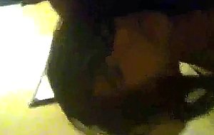 Lovely brunette sucks and fucks a big dick