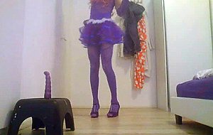 Sissy angela-cosplay pose