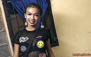 Amateur ladyboy alice fucked bareback