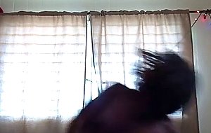Thai brunette makes love