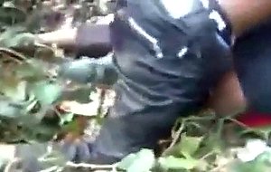Ebony Teen Slut Gets Fucked In Nature