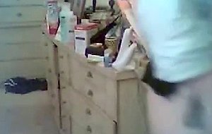 Cute amateur with big tits masturbating on webcam