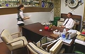 Secretary brandi is doing a bj on her knees 