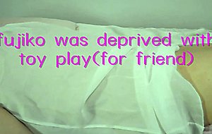 Ass pussy of jyosoukofujiko was deprived by toy play