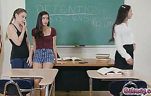 Emily and bobbi taste teachers pussy 