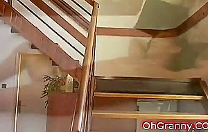 Naughty blonde granny