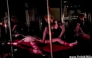 slave gets chained and tortured by the mistress