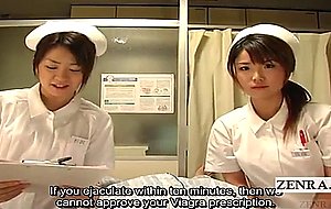 Subtitled cfnm japanese nurses hospital handjob cumshot