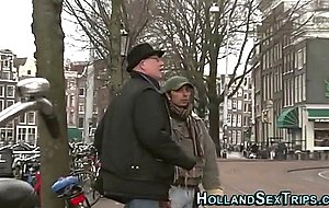 Dutch prozzie rides dick 
