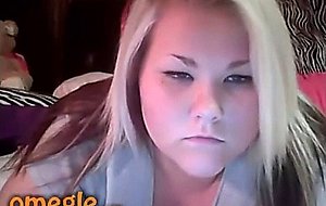 Cute chubby girl shows me her tits on omegle