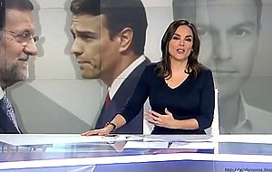 Spanish news anchor tight dress 