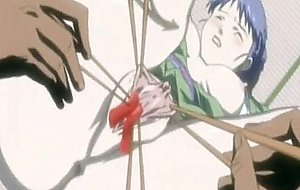 Bondage japanese hentai with bigboobs sashime sex