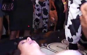 Group of amateur euro sluts fuck dancers