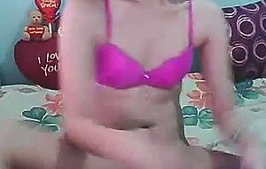Big dick tranny jerking off