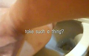 Josoukofujiko was enema in the washroom